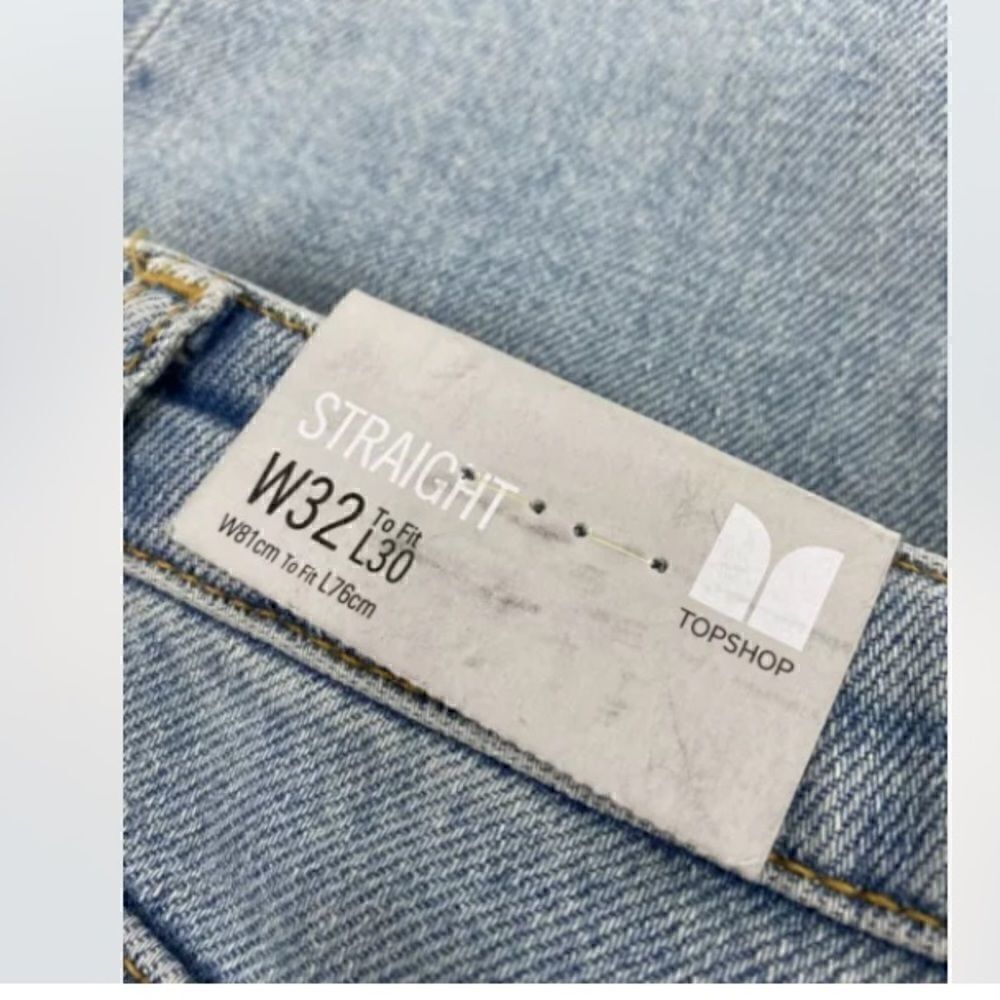 NWT TopShop Moto Mom Jeans Cropped High Rise - Picture 5 of 5